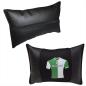 Preview: Auto Nackenkissen Nackenpolster Leder und gesticktes Polster Design Türkische Mannschaft Bursa Bursaspor Fussballtrikot